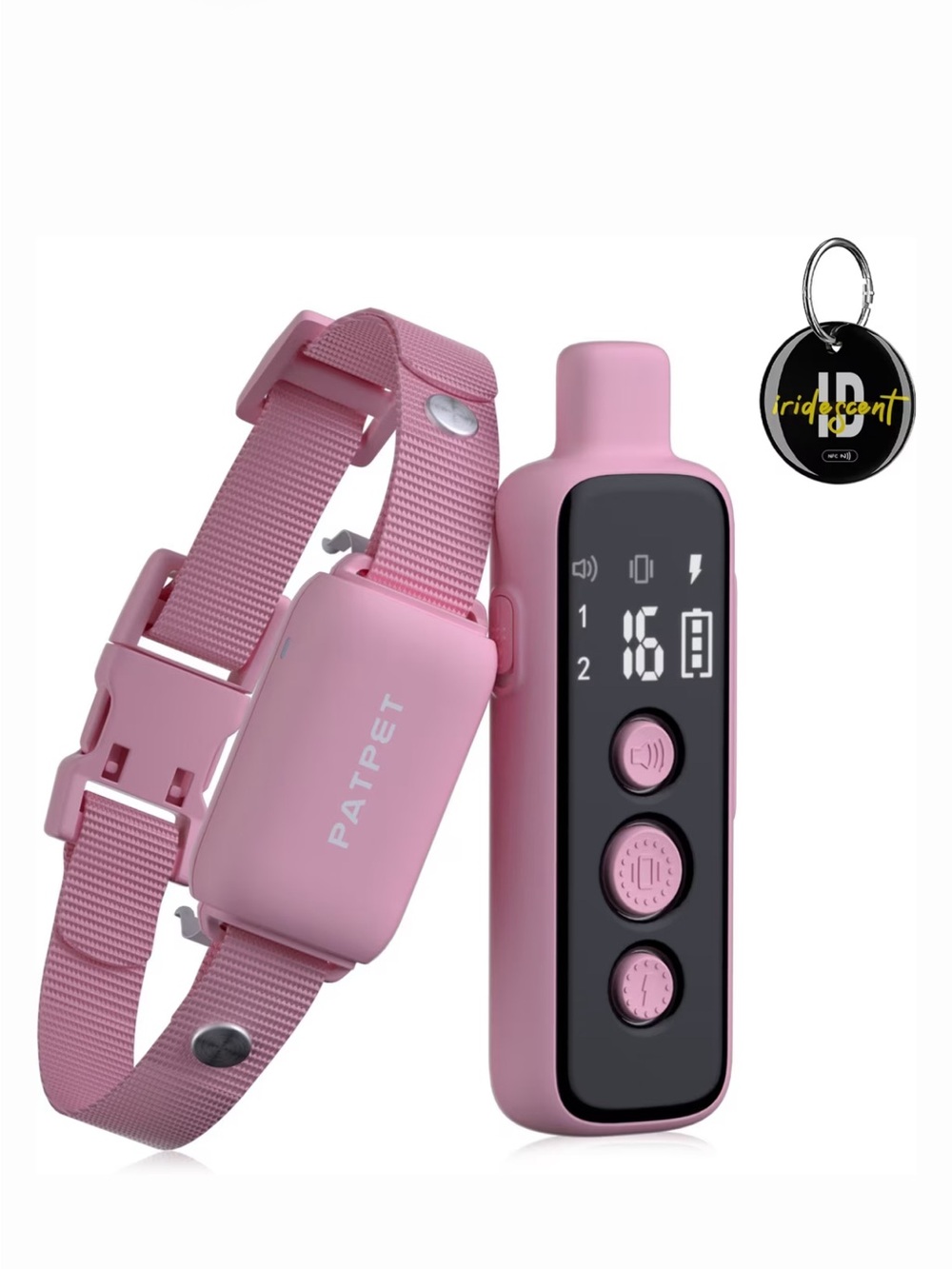 Patpet - Remote Dog Training Collar Pink NWT